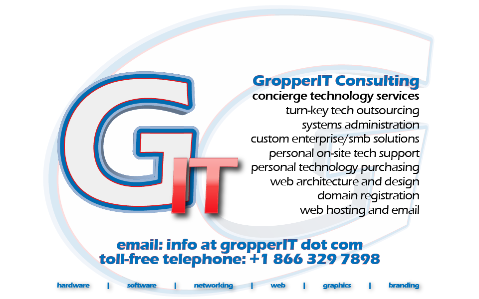 gropperIT concierge technology services